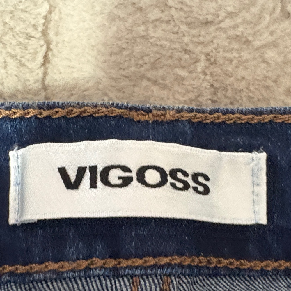 Vigoss Dark Blue Flare Jeans - Picture 10 of 11